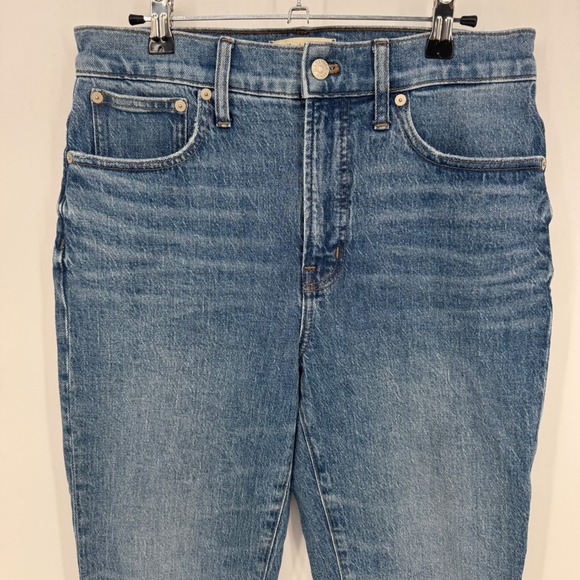 Madewell The Perfect Vintage Jean Women's Size 28 Medium Wash High Rise Raw Hem - Picture 3 of 9